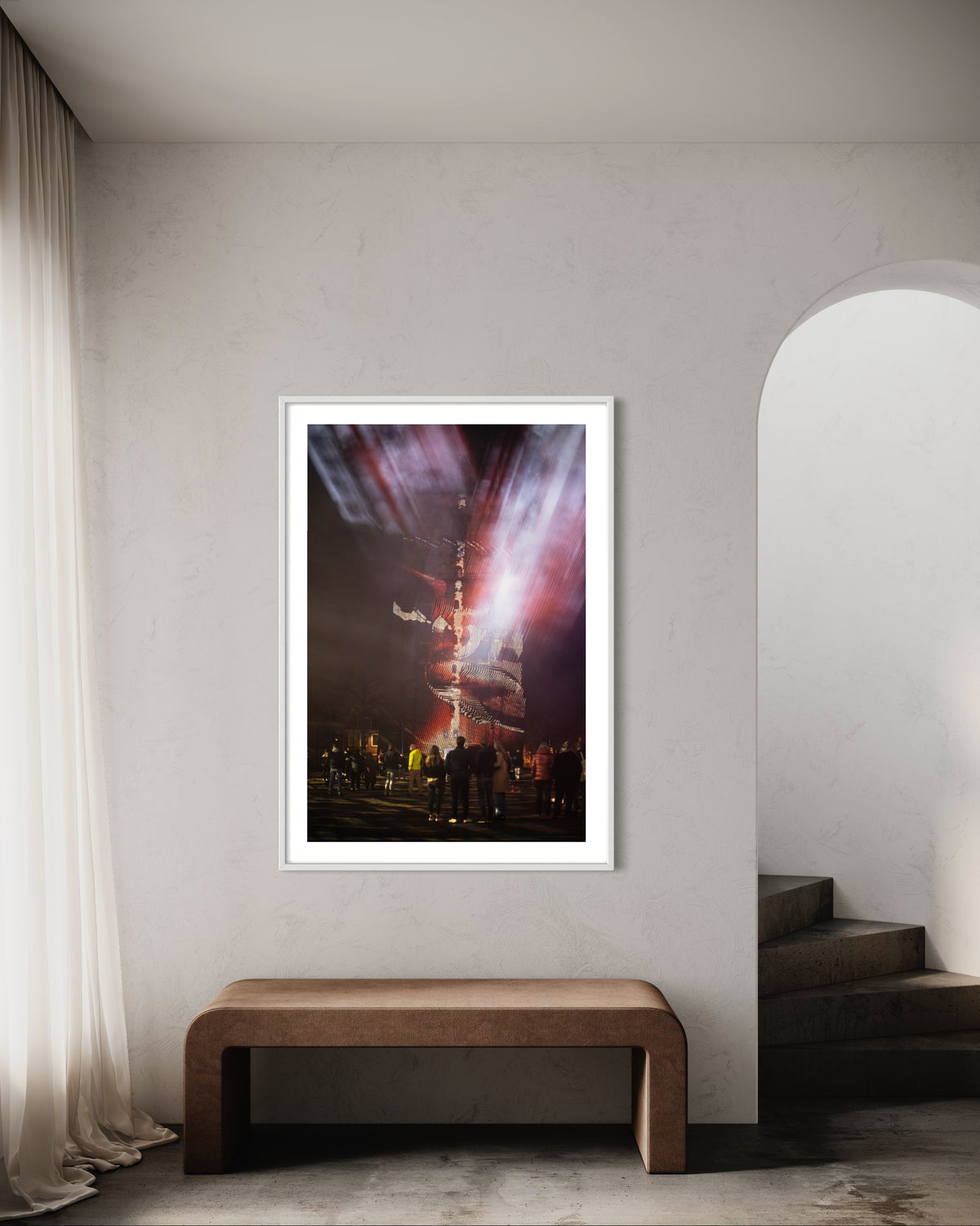 Leeuwarden Luna Light Festival 2022 - Oldehove TIME DRIFTS (signed + Frame)
