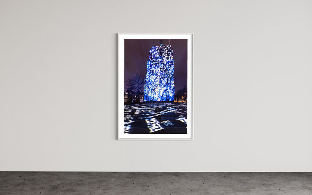 Leeuwarden Luna Light Festival 2022 - Oldehove TIME DRIFTS (signed + Frame)