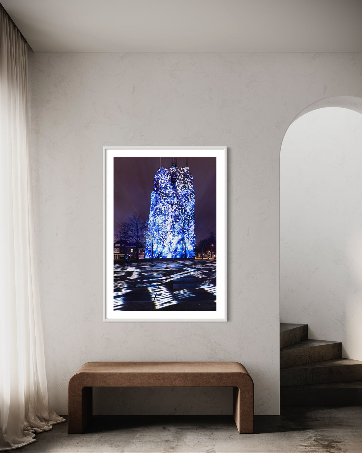 Leeuwarden Luna Light Festival 2022 - Oldehove TIME DRIFTS (signed + Frame)