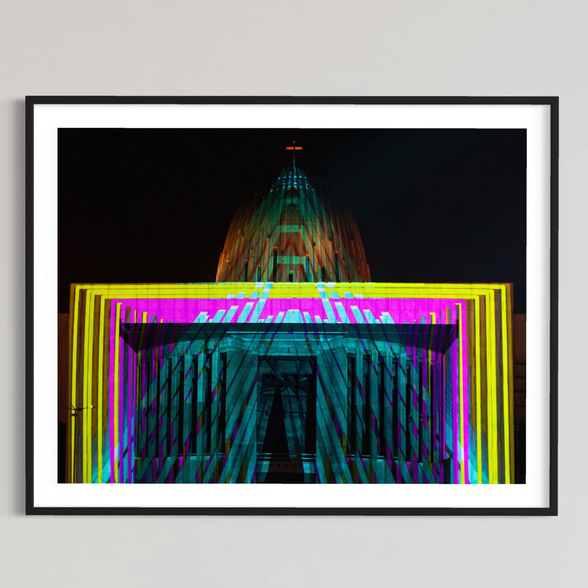 Warsaw Temple of Divine Providence 04./05. Jan 2014 (signed + Frame)