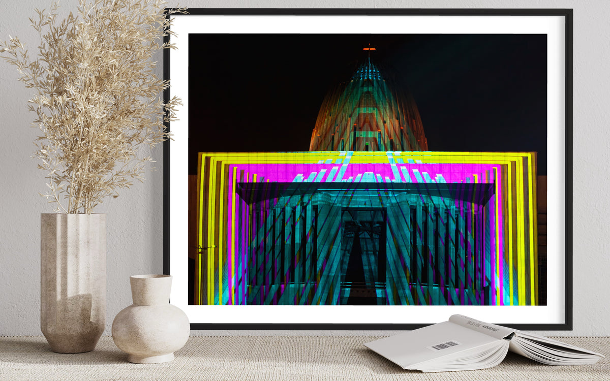 Warsaw Temple of Divine Providence 04./05. Jan 2014 (signed + Frame)