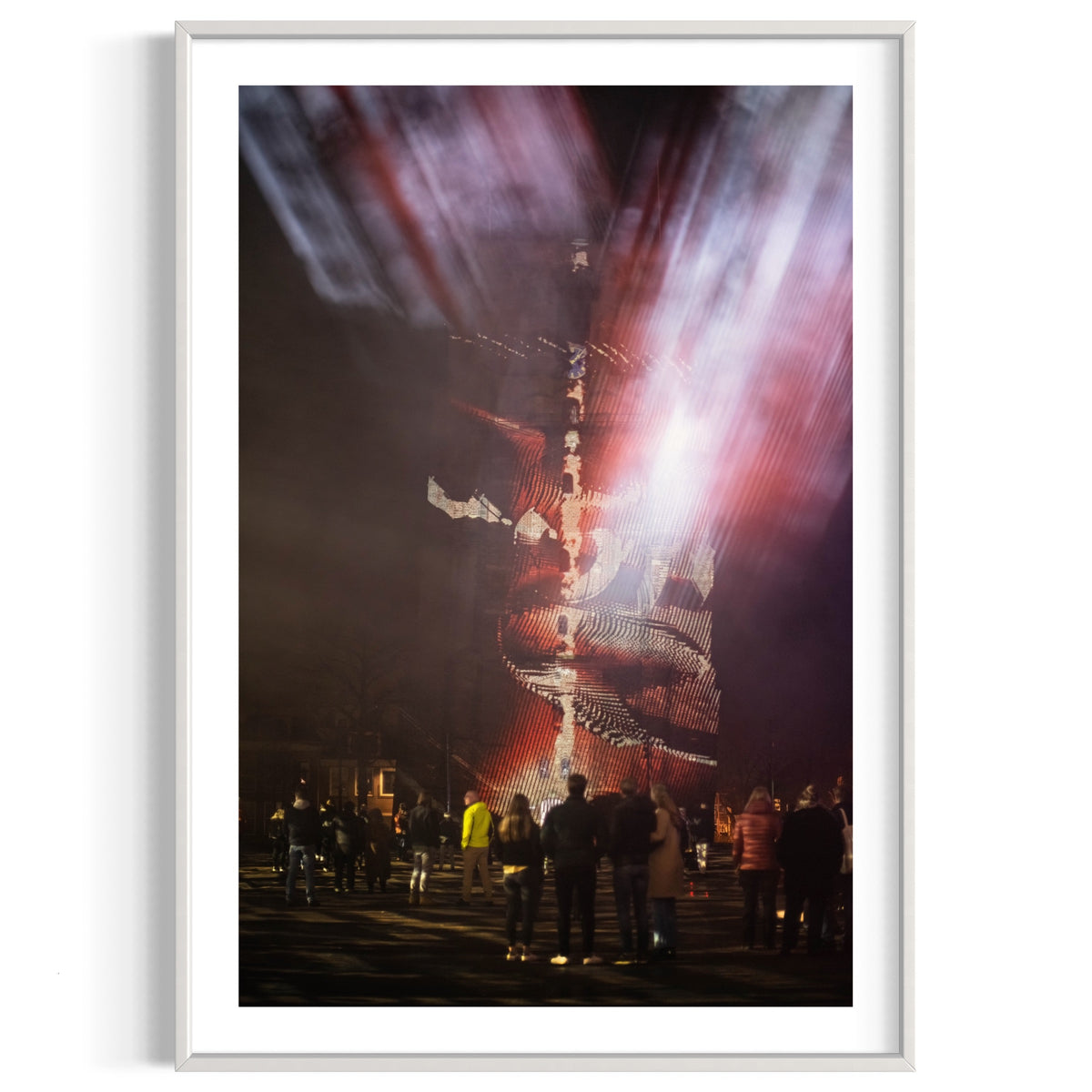 Leeuwarden Luna Light Festival 2022 - Oldehove TIME DRIFTS (signed + Frame)