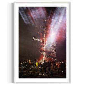 Leeuwarden Luna Light Festival 2022 - Oldehove TIME DRIFTS (signed + Frame)