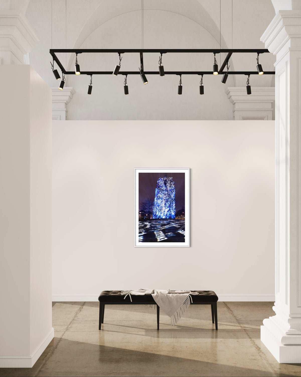Leeuwarden Luna Light Festival 2022 - Oldehove TIME DRIFTS (signed + Frame)