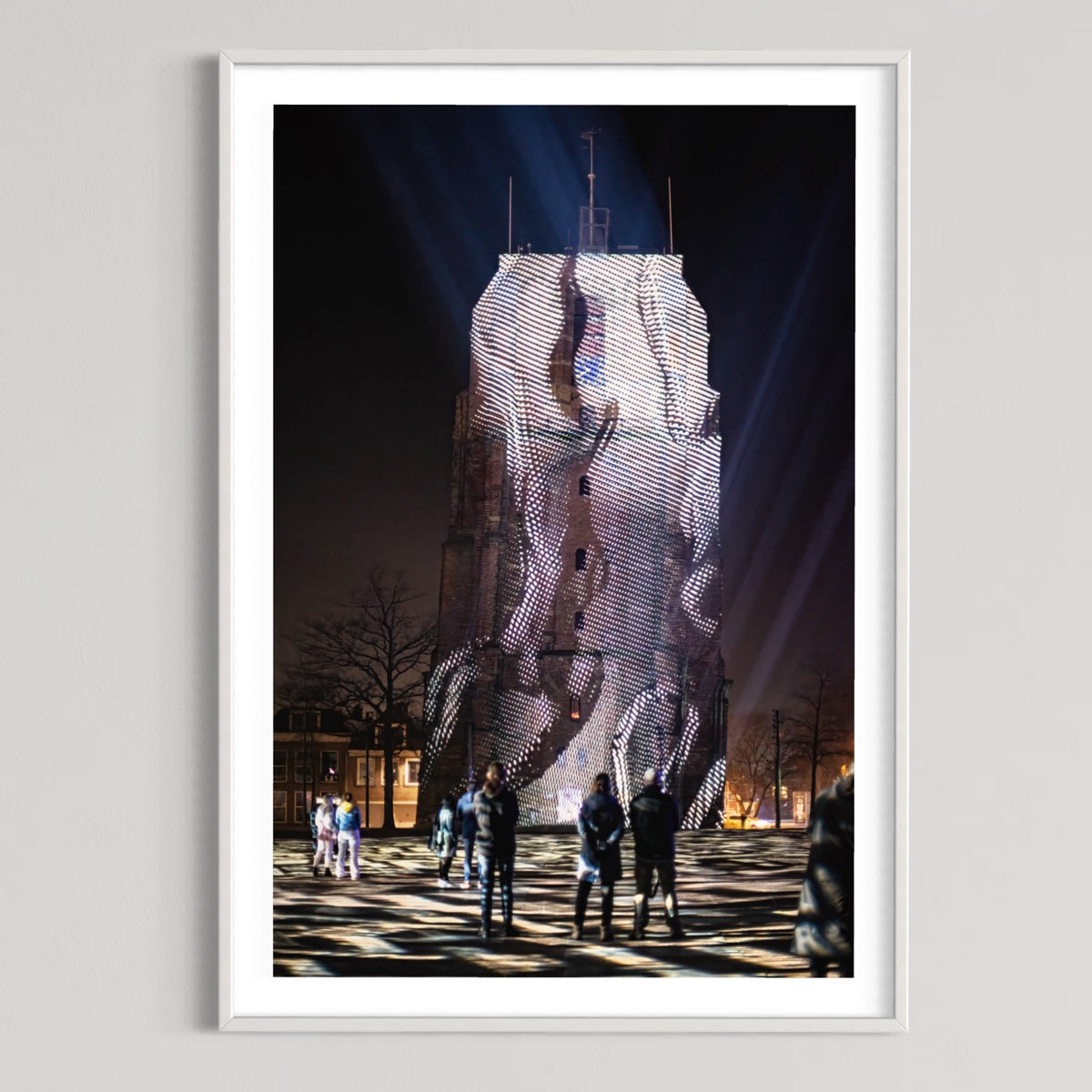 Leeuwarden Luna Light Festival 2022 - Oldehove TIME DRIFTS (signed + Frame)
