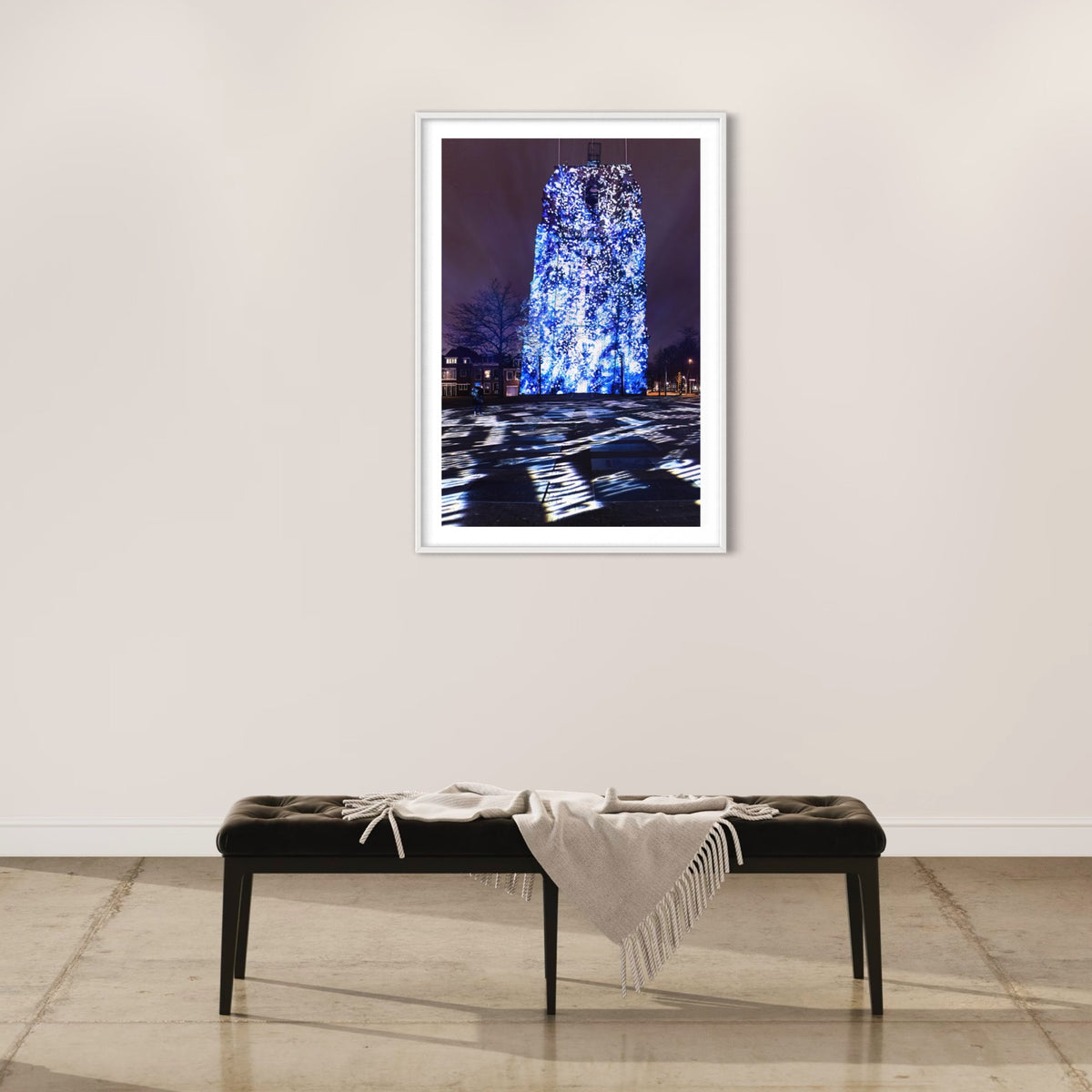 Leeuwarden Luna Light Festival 2022 - Oldehove TIME DRIFTS (signed + Frame)