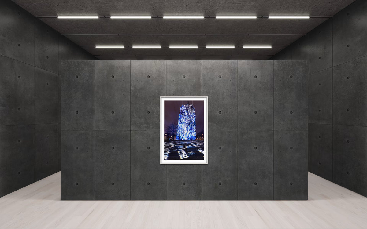 Leeuwarden Luna Light Festival 2022 - Oldehove TIME DRIFTS (signed + Frame)