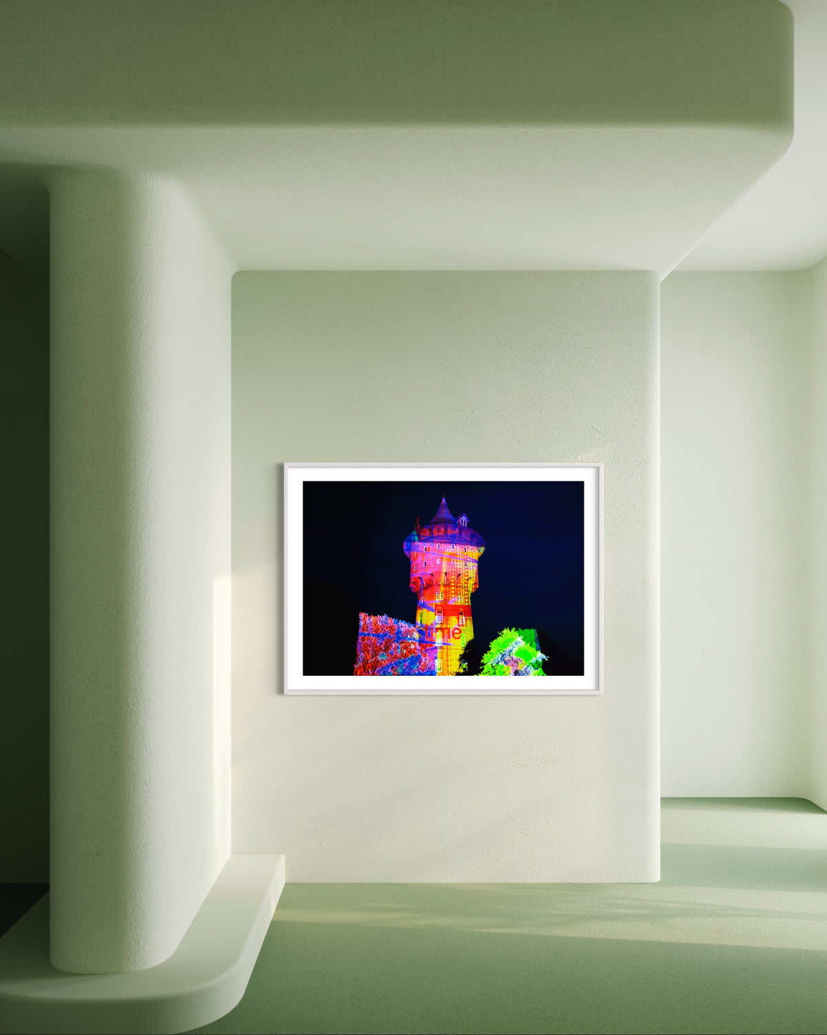 Cuxhaven Wasserturm „Liquid Time“ 2011 (signed + framed)