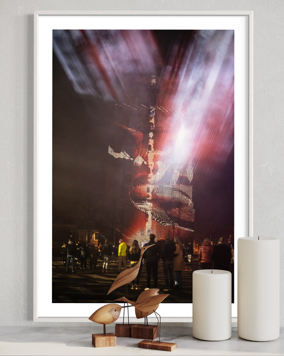 Leeuwarden Luna Light Festival 2022 - Oldehove TIME DRIFTS (signed + Frame)