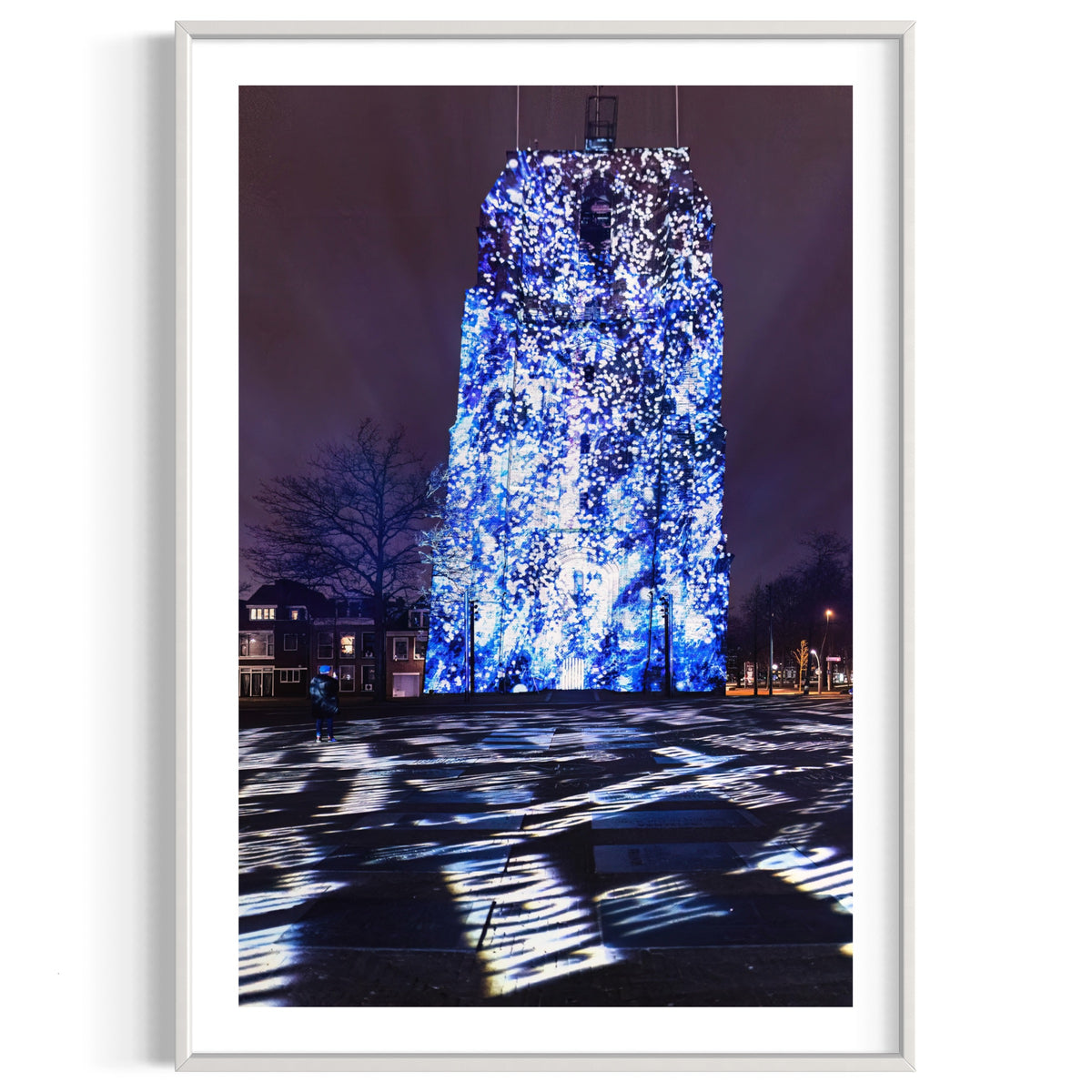 Leeuwarden Luna Light Festival 2022 - Oldehove TIME DRIFTS (signed + Frame)
