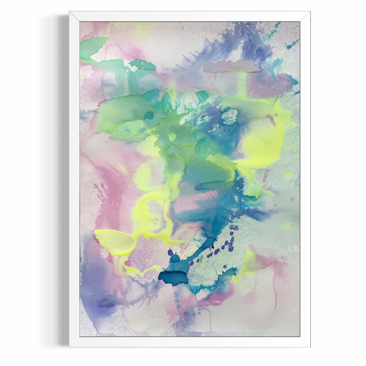 Painting on Paper #673 framed view