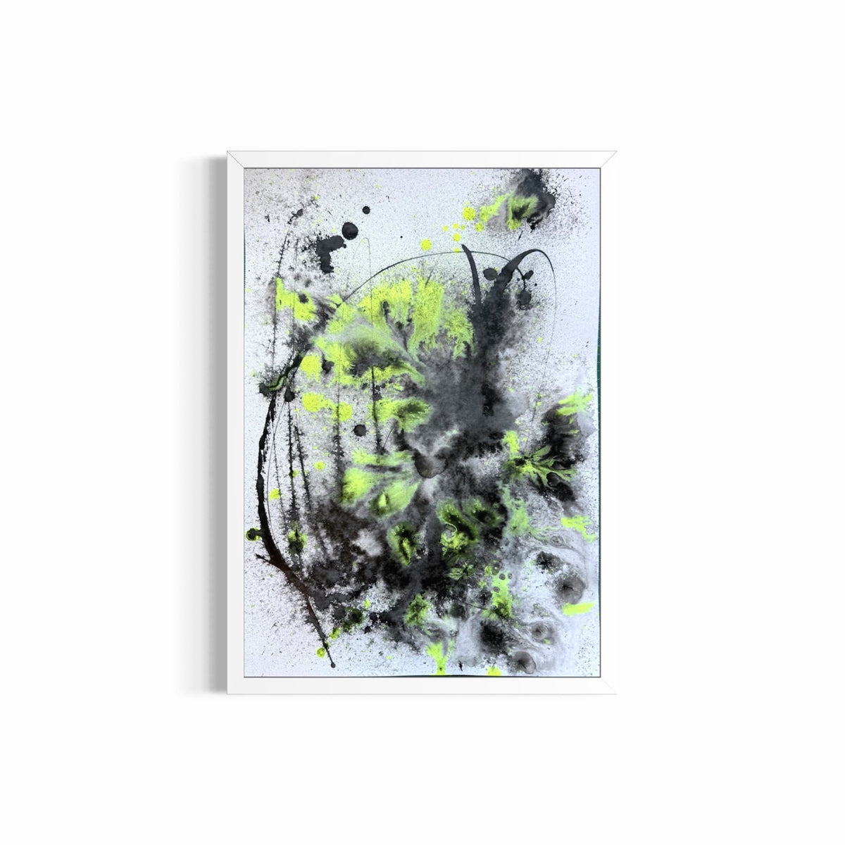 Painting on Paper #672 framed view