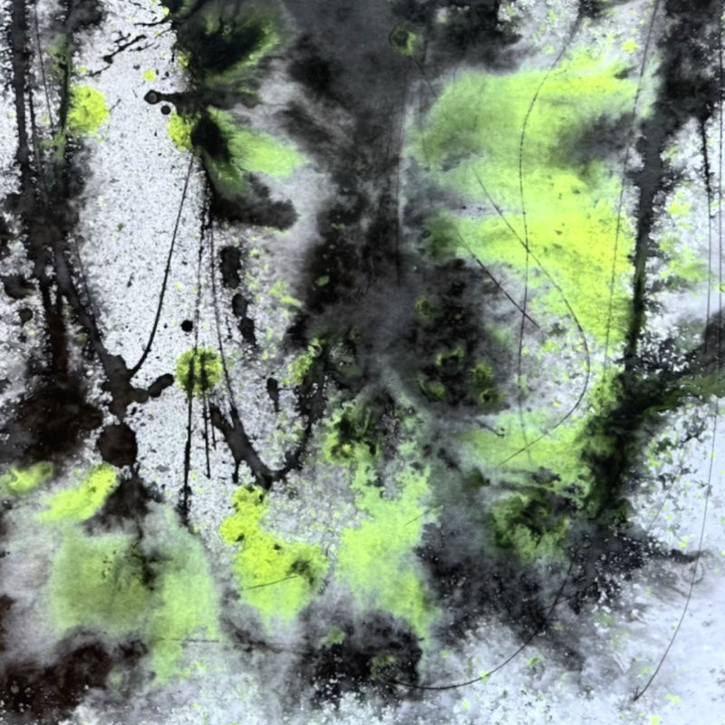 Close detail of Painting on Paper #671