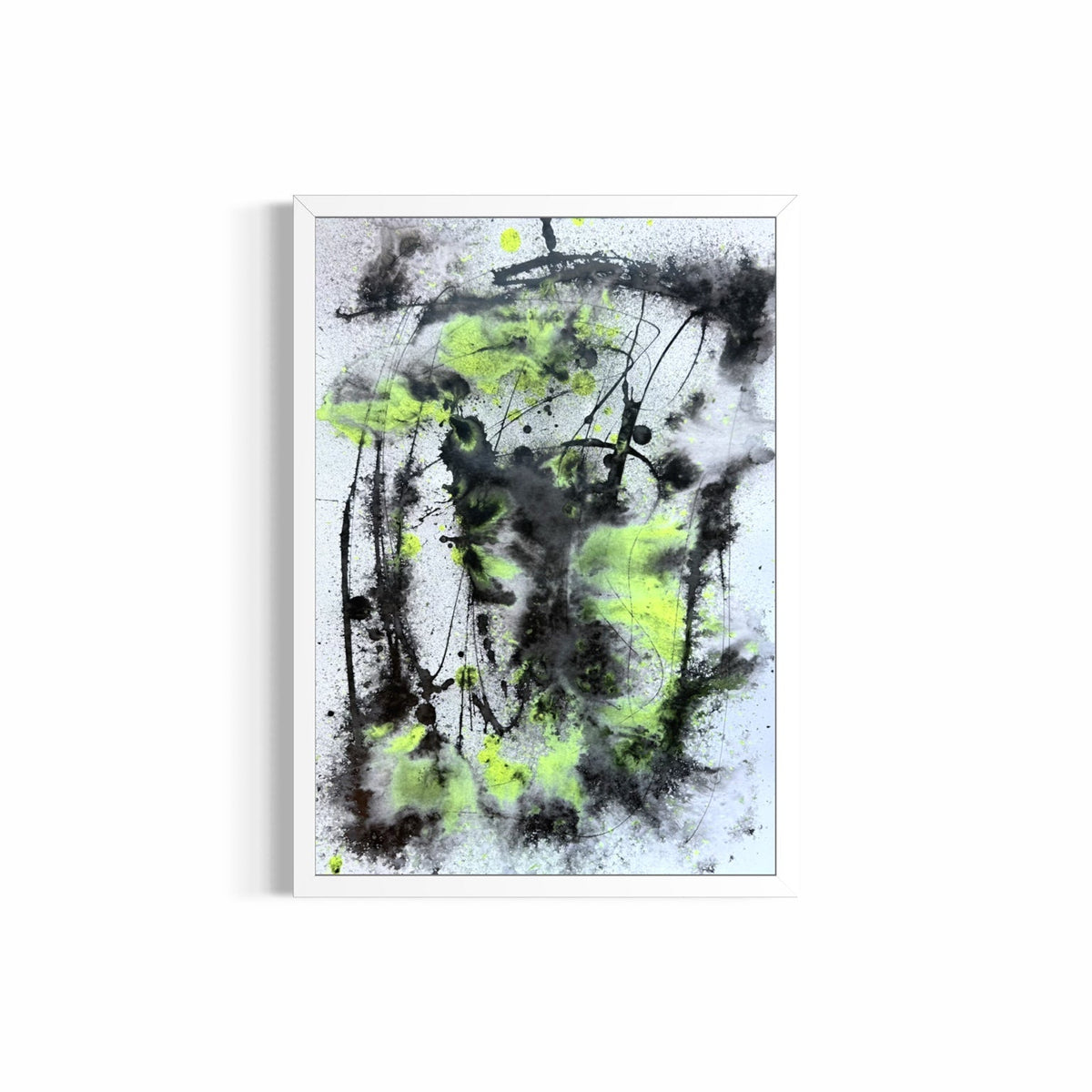 Painting on Paper #671 framed view