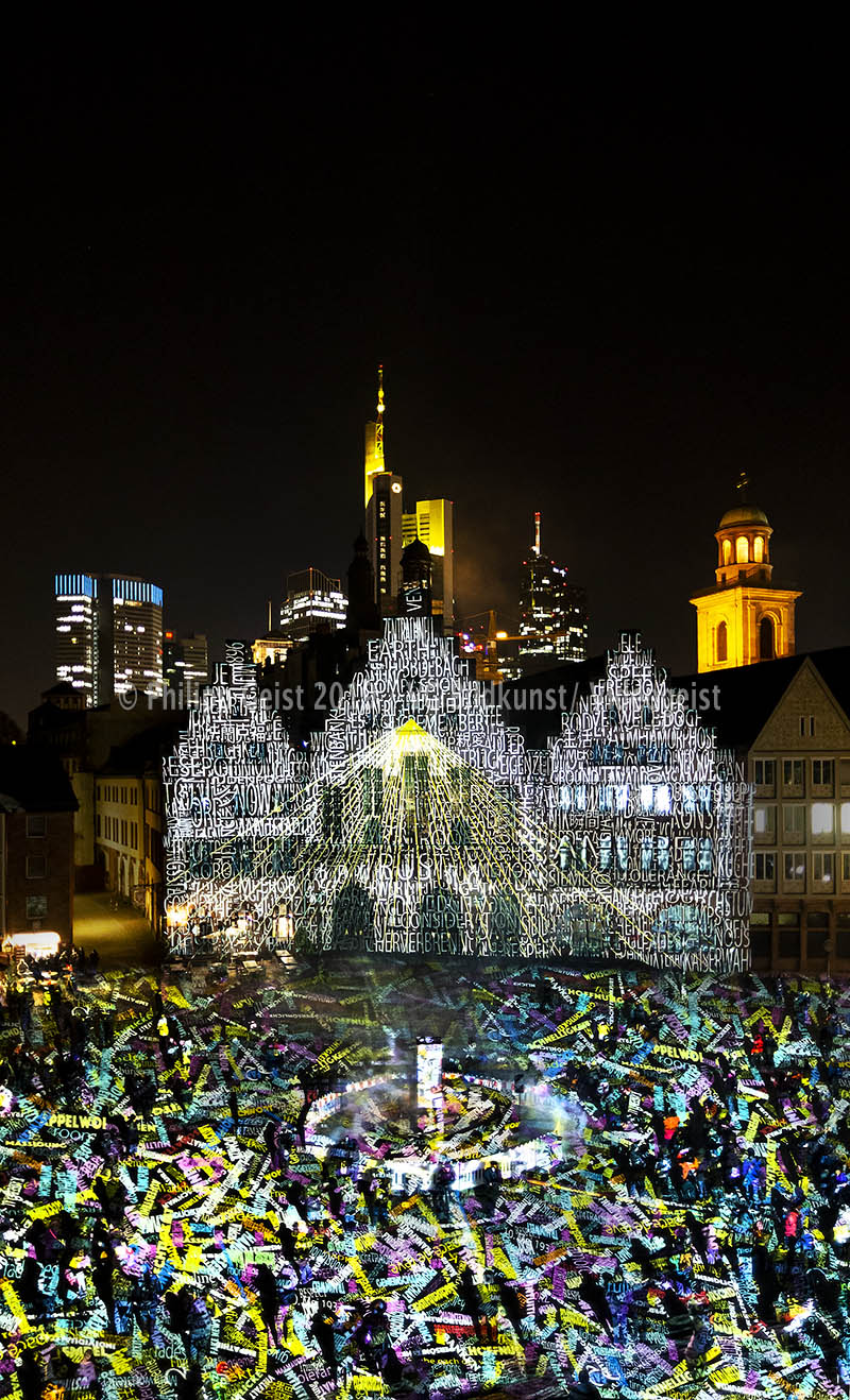 Frankfurt Römer Luminale 2018 „Frankfurt Fades“ (signed + Frame)