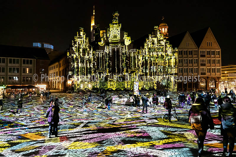 Frankfurt Römer Luminale 2018 „Frankfurt Fades“ (signed + Frame)