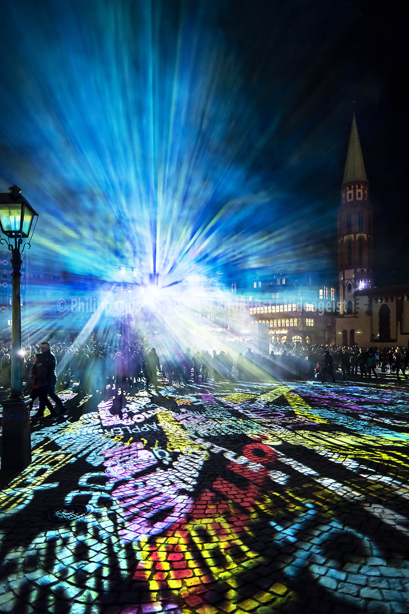 Frankfurt Luminale 2018 Frankfurt Fades  (signed + Frame)