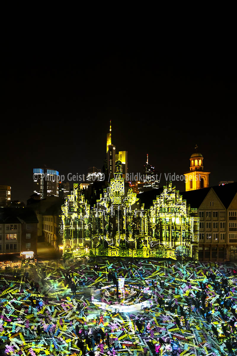 Frankfurt Römer Luminale 2018 „Frankfurt Fades“ (signed + Frame)