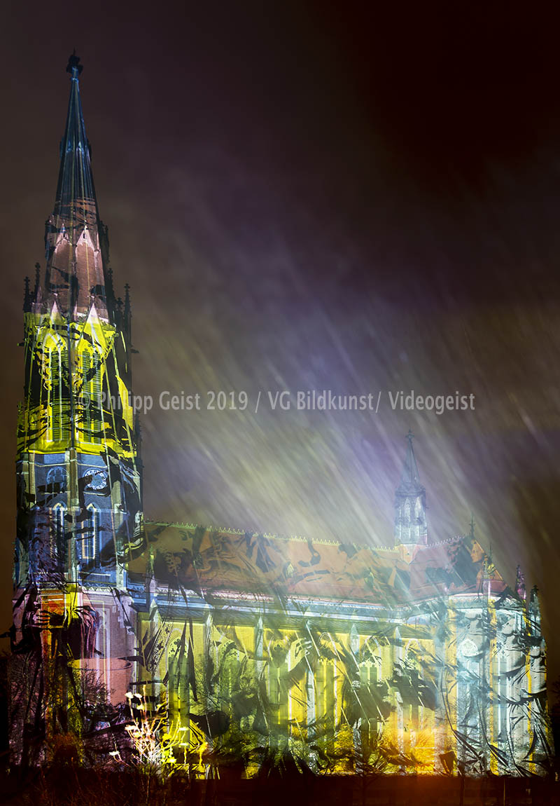 München/ Munich Hl.Kreuz-Kirche Giesing 2015 (signed + Frame)