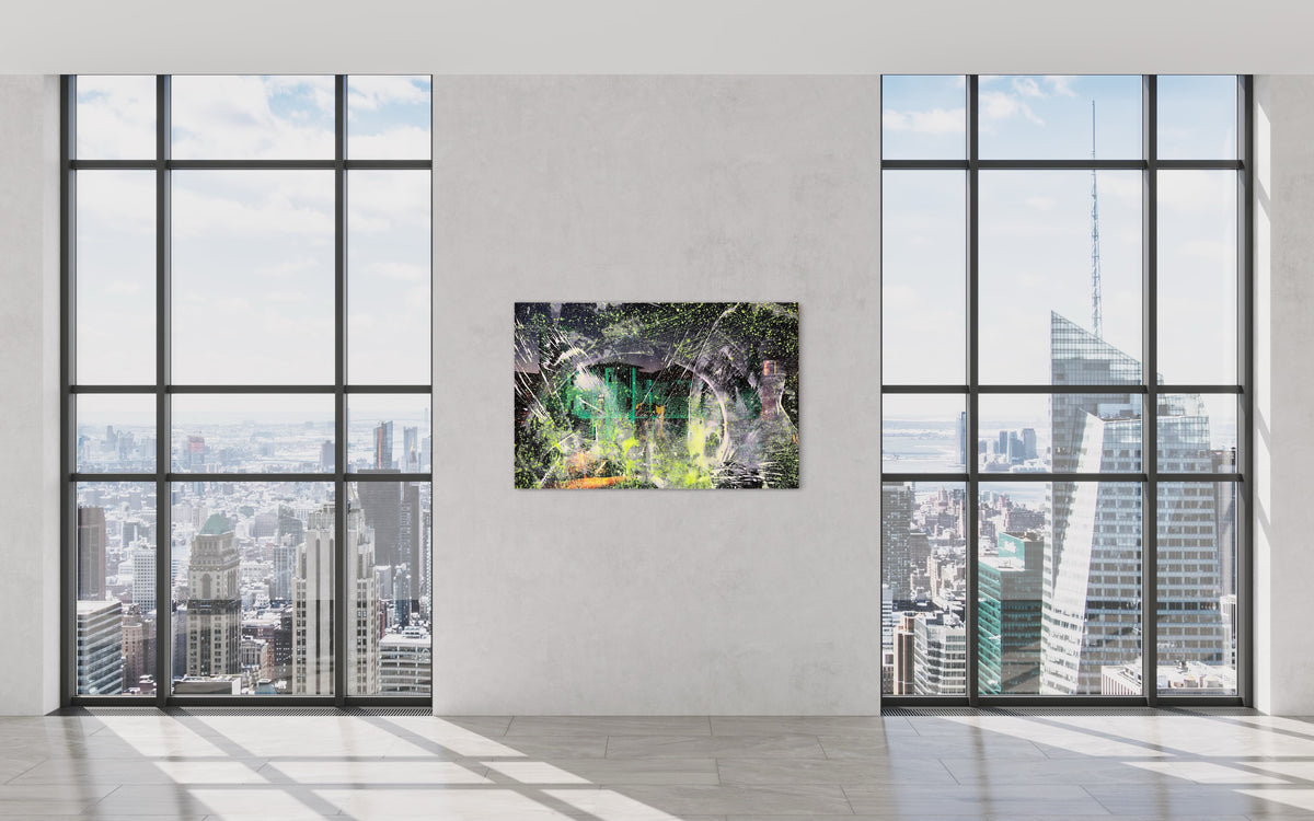 Overpainting on Canvas 2022 // rome „luce luna“ La Festa di Roma Isola Tiberina/ (Insula Tiberina) 2019 video installation