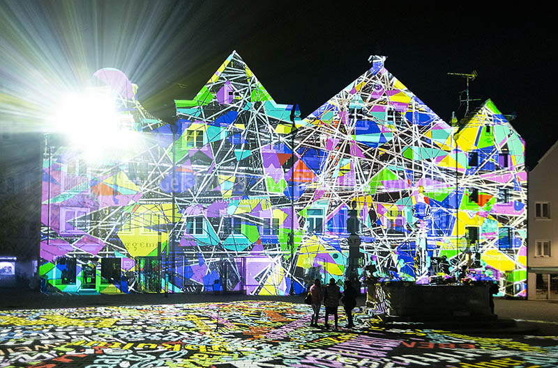 Weilheim 2. Lichtkunst Festival Weilheim Fades 2018 (signed + Frame)