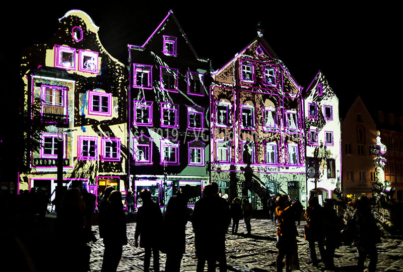 Weilheim 1. Lichtkunst Festival Weilheim Fades 2016 (signed + Frame)