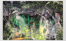 Laden Sie das Bild in den Galerie-Viewer, Overpainting on Canvas 2022 // rome „luce luna“ La Festa di Roma Isola Tiberina/ (Insula Tiberina) 2019 video installation
