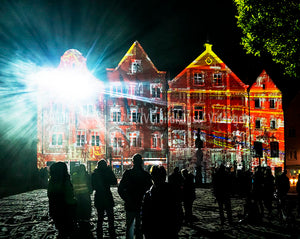 Weilheim 1.Lichtkunst Festival Weilheim Fades 2016 (signed + Frame)