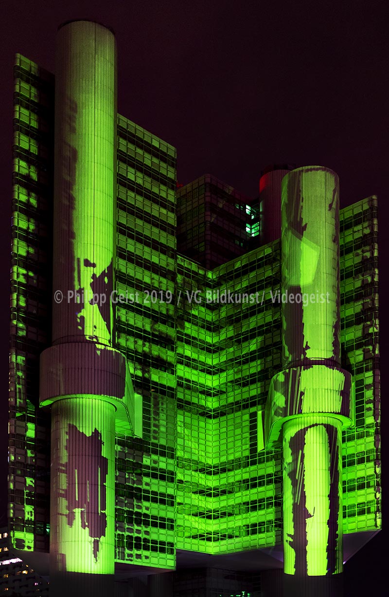 Munich/ München GREEN BUILDING 2015 HVB Tower 2015 (signed + Frame)