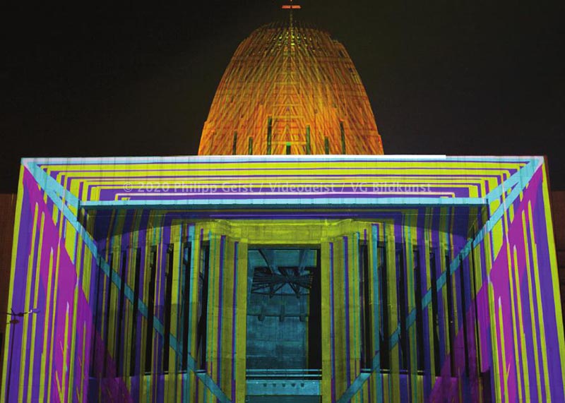 Postcard Warsaw Temple of Divine Providence 04./05. Jan 2014