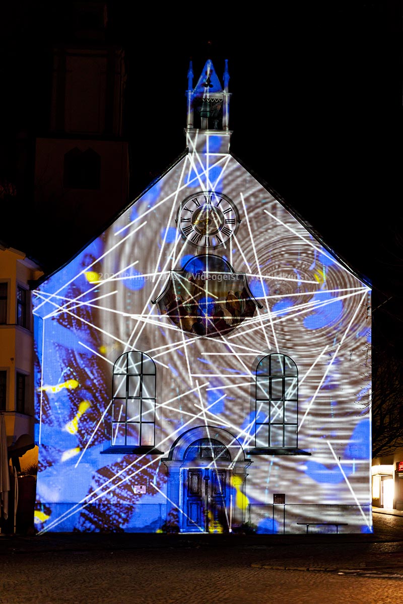 Feldkirch Johanniterkirche "Lighting up Times" 2013  (signed + Frame)