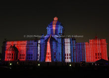 Load image into Gallery viewer, Postcard Bangkok 2009 Ananta Smakhom Throne Hall Celebrating Thai King Bhumibol&#39;s 82.Birthday

