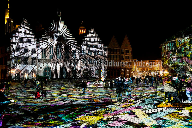 Frankfurt Römer Luminale 2018 „Frankfurt Fades“ (signed + Frame)