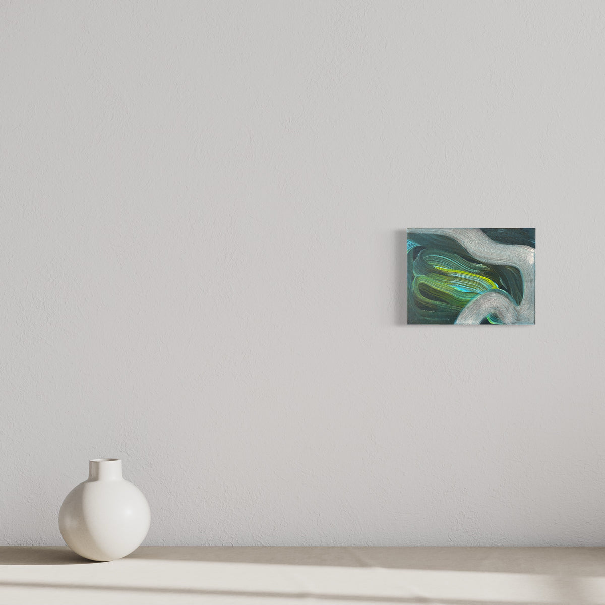 Untitled/ ohne Titel - Painting on Canvas 2007 (24x18cm)