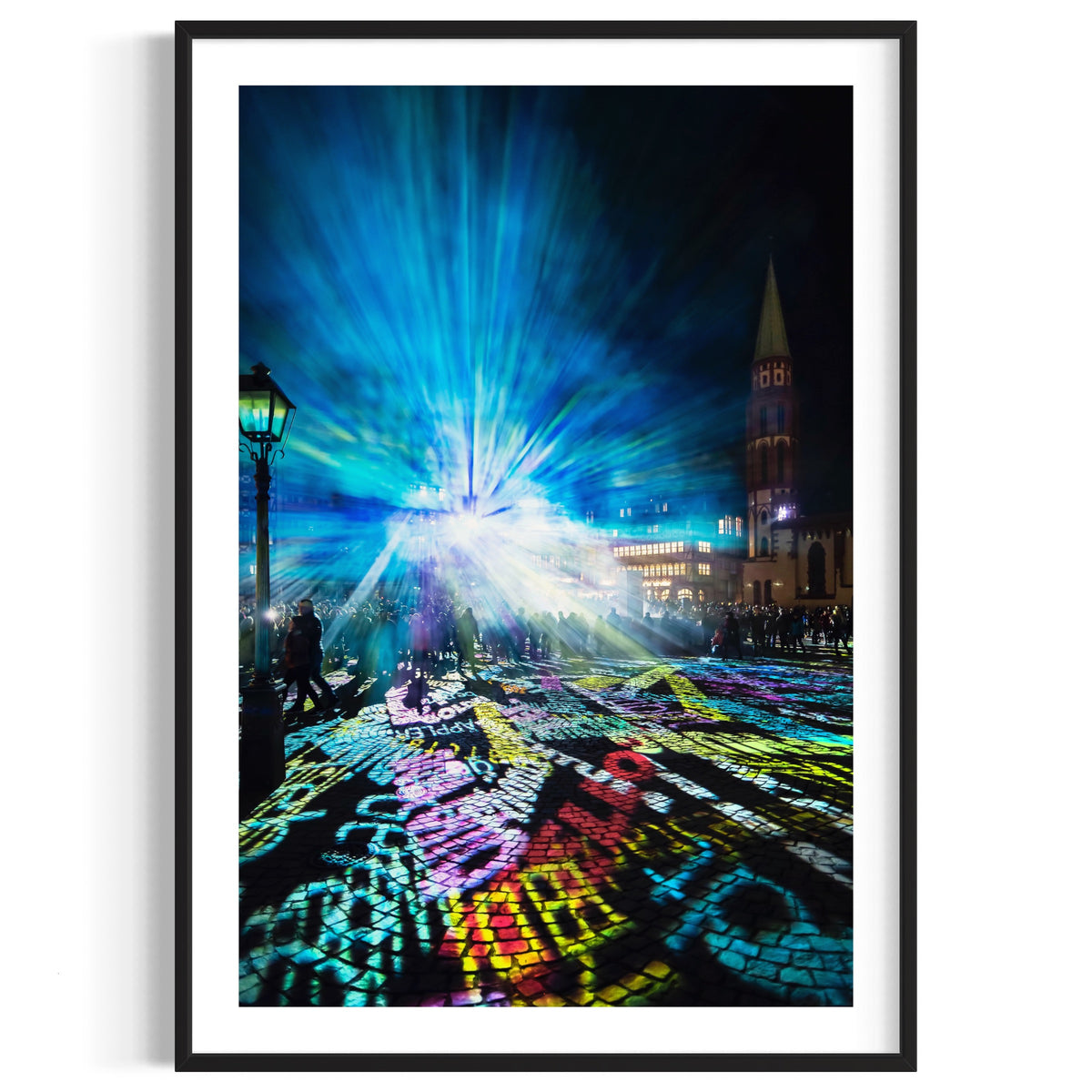 Frankfurt Luminale 2018 Frankfurt Fades  (signed + Frame)