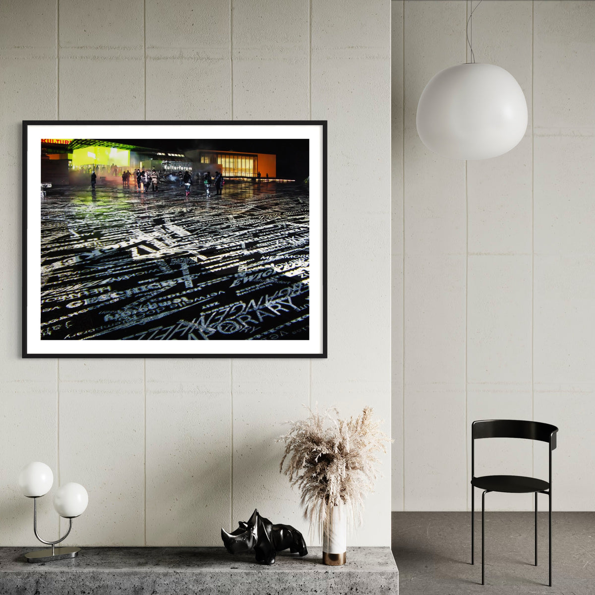Berlin Time Fades Kulturforum 2008 (signed + Frame)