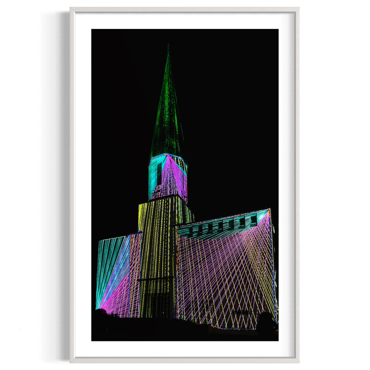 Weilheim Ev. Apostelkirche 500 - Kirche im Licht/ Church in the light 2017 (signed + Frame)