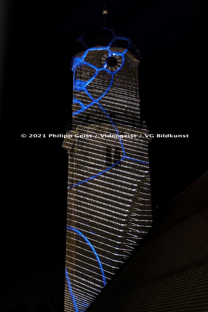 Weilheim Mariä Himmelfahrt Kirchturm „Hoffnungslicht“ 2021 (signed + Frame)