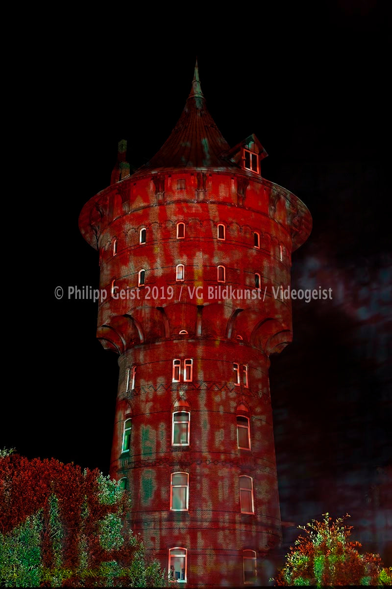 Cuxhaven Wasserturm „Liquid Time“ 2011 (signed + framed)