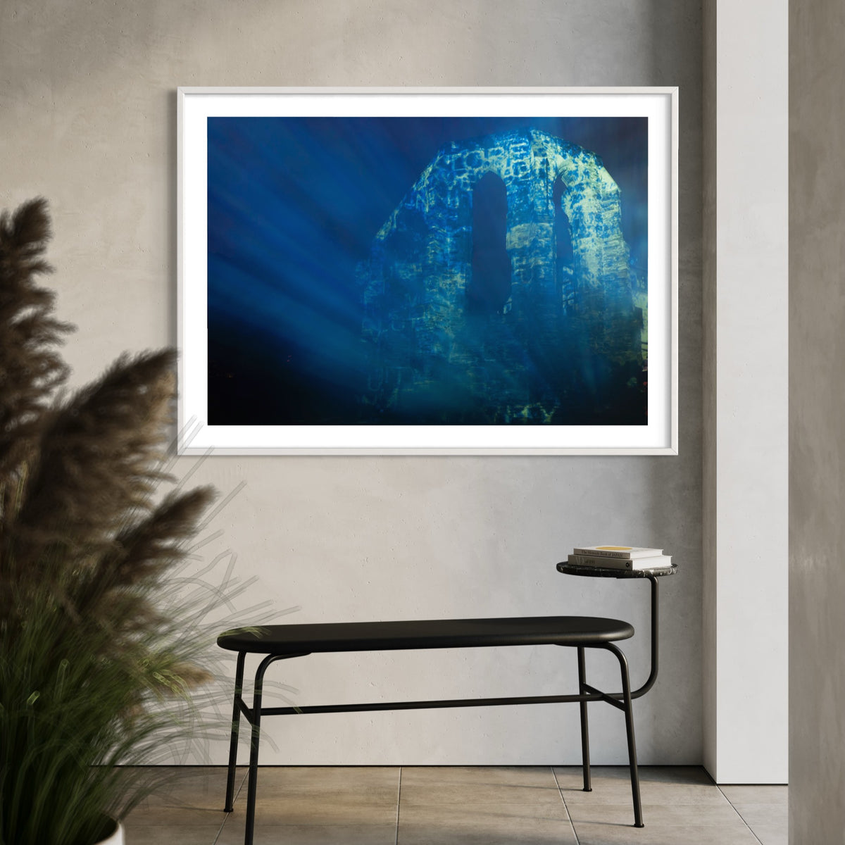 Oberwesel / (Rheinpartie/ Germany) 2009  "Liquid Memory" 2009 (signed + Frame)