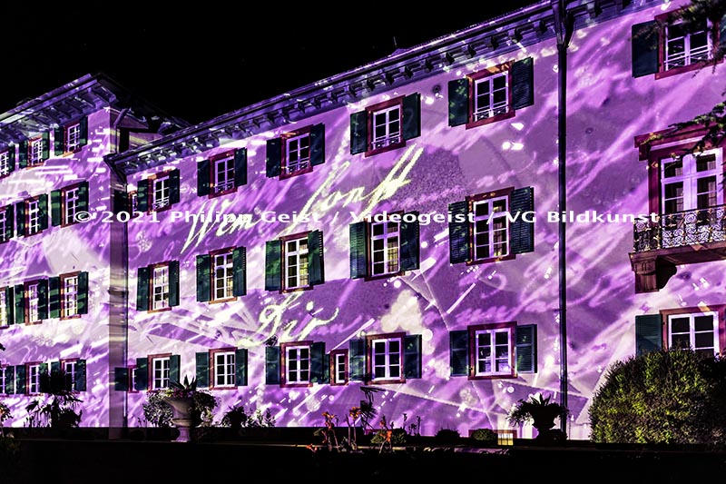 Bad Homburg Schloss „Wo bist du, Licht!“ Hölderlin 250 Jahre 2021 (signed + Frame)