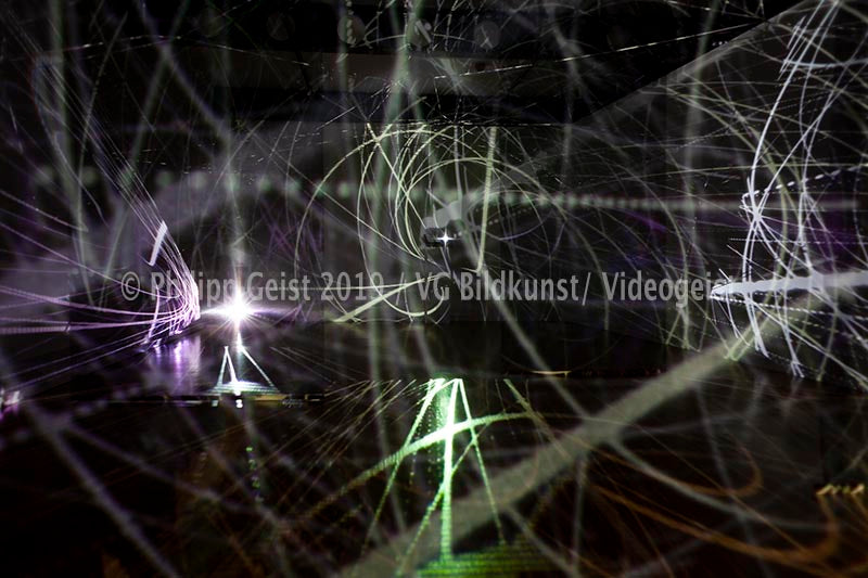 Kunstmuseum Celle „inBetween“ Installation Scheinwerfer 2014/2015 (signed + Frame)