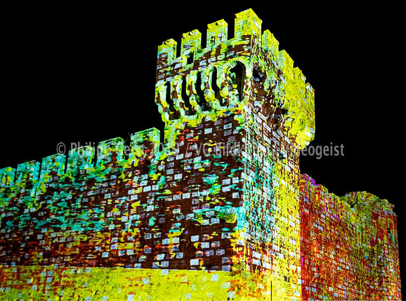 Trogir Fortress Kamerlengo Lighting up times 2017 (signed + Frame)