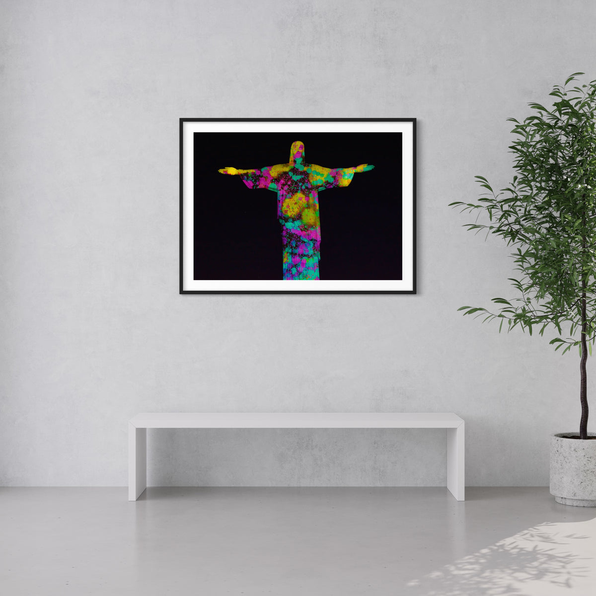 Cristo Redentor/ Rio de Janeiro 2014  (signed + Frame)