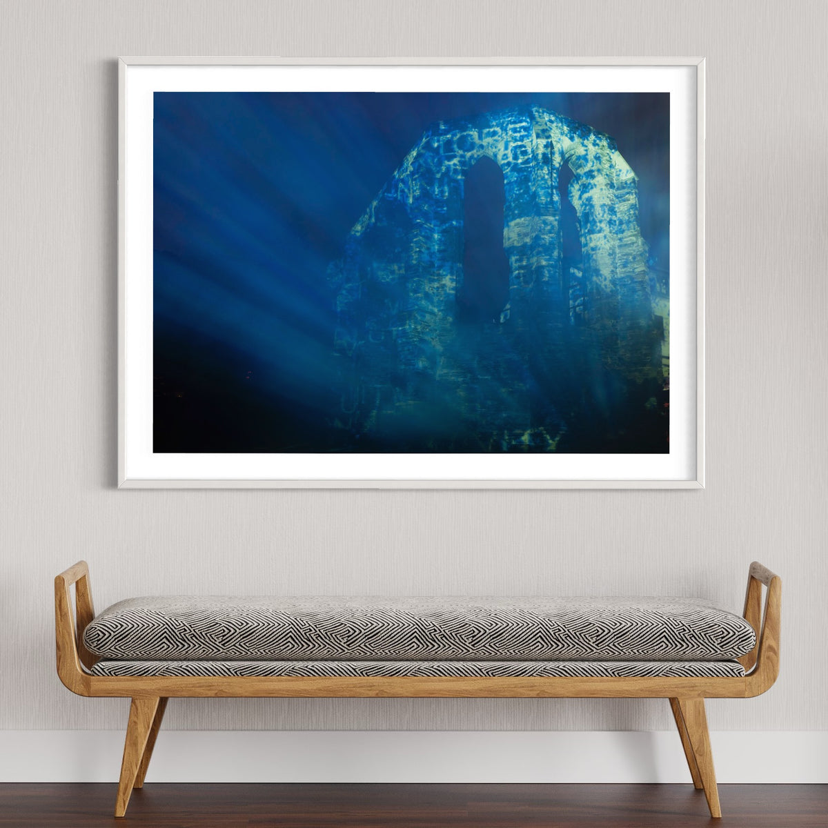 Oberwesel / (Rheinpartie/ Germany) 2009  "Liquid Memory" 2009 (signed + Frame)
