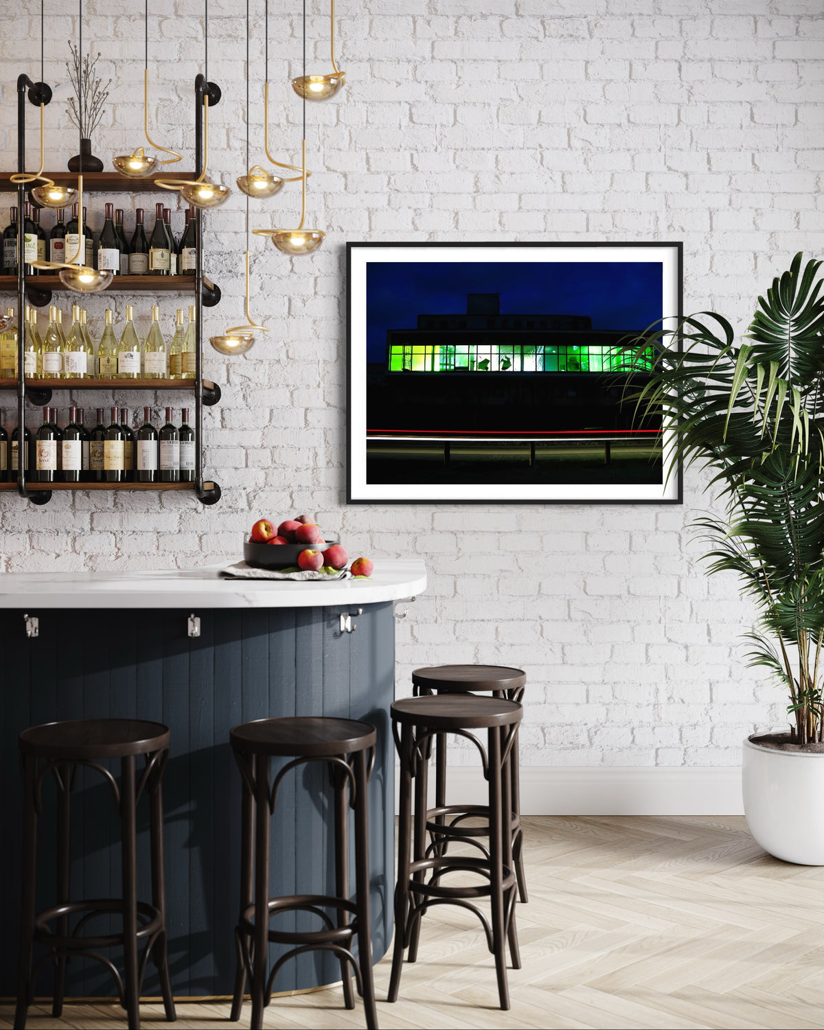 Ahrenshoop „Broken Time Lines“ Hidden Places ehemaliges Kurhaus 2008 /  (signed + Frame)