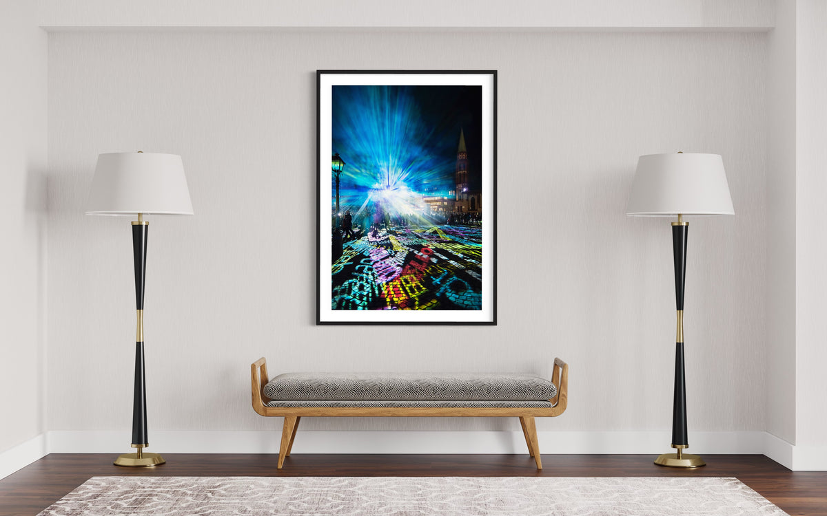 Frankfurt Luminale 2018 Frankfurt Fades  (signed + Frame)