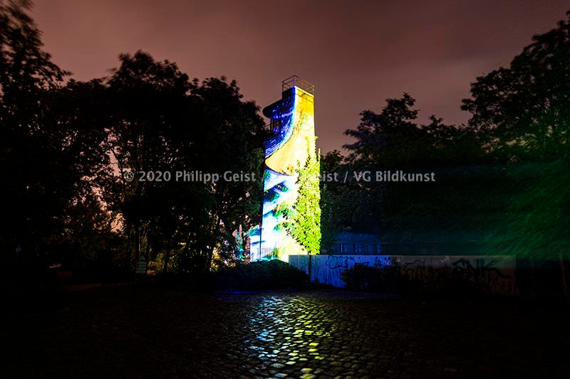 Hidden Places Berlin observation tower/ aussichtsturm 2020 (signed + Frame)