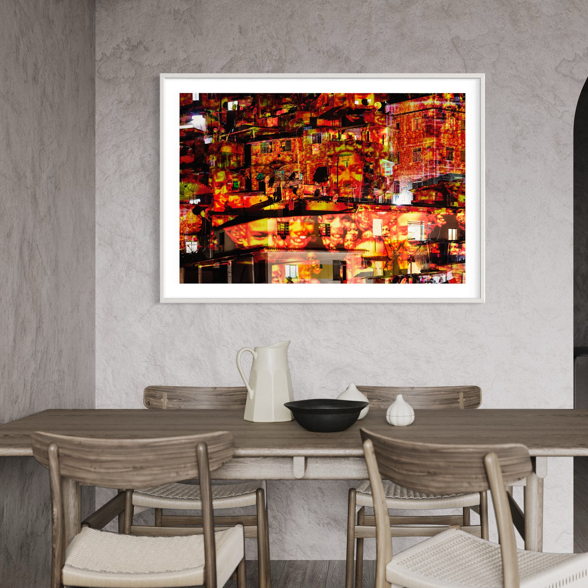 Brazil/ Brasilien Rio de Janeiro 2014 Santa Marta  (signed + Frame)