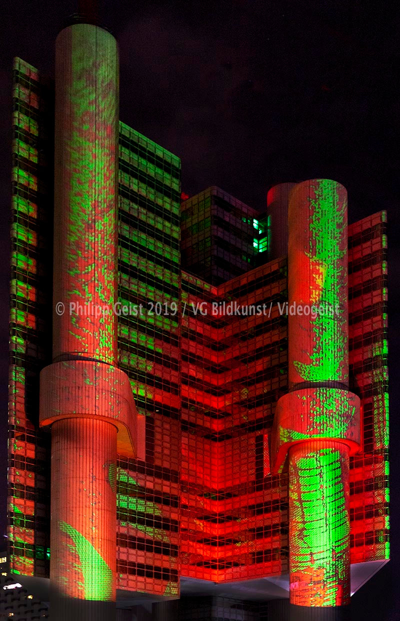 Munich/ München GREEN BUILDING 2015 HVB Tower 2015 (signed + Frame)